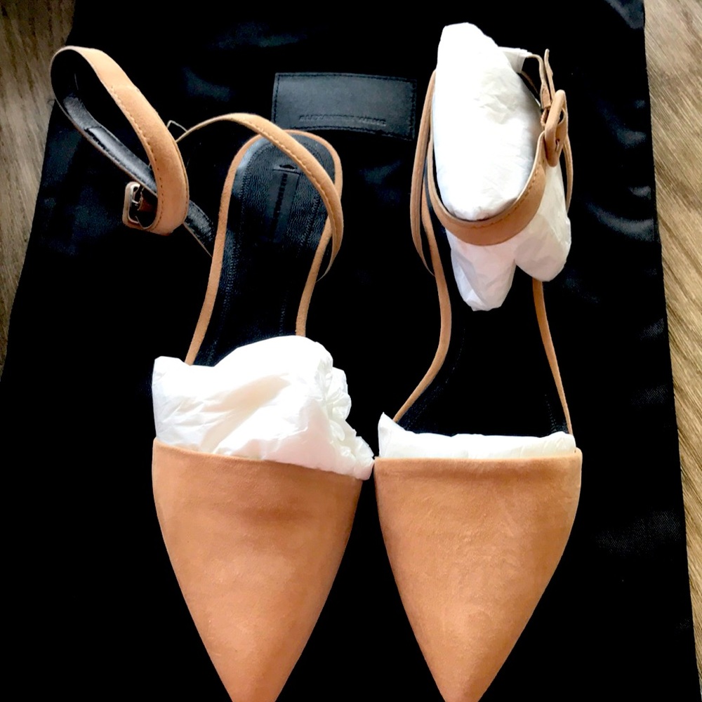 Suede flats